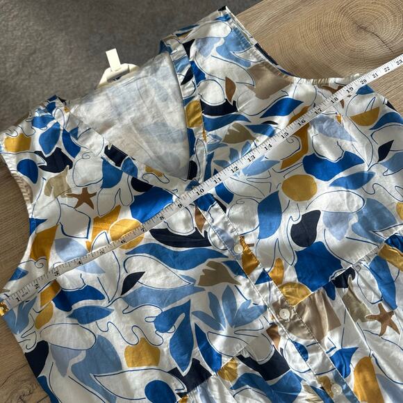 Seasalt Cornwall Shale Way Sleeveless Dress US 10 - Picture 9 of 11